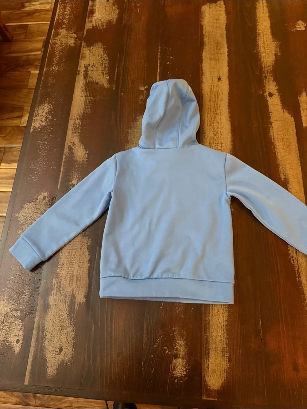 Under Armour Light Blue Youth Pullover Hoodie with Logo